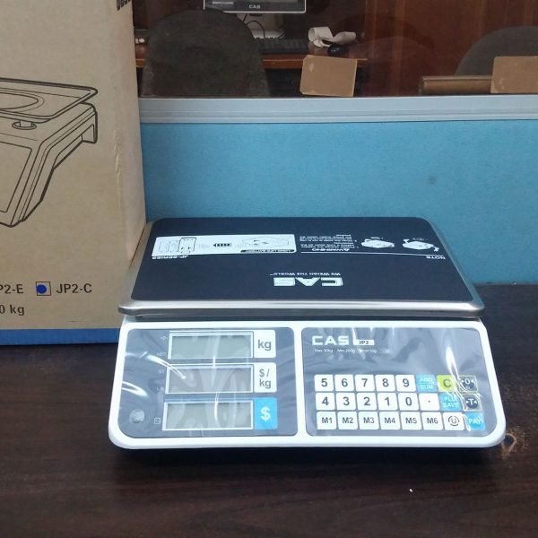 Cân điện tử tính giá CAS JP II 30 (Khả năng cân 30 Kg / Sai số 10g)