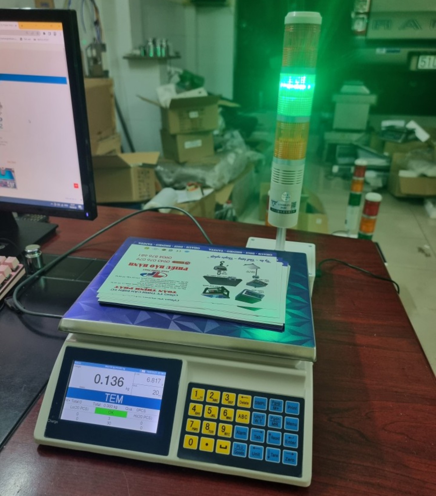 CÂN ĐIỆN TỬ ĐẾM SỐ LƯỢNG TPS15 DS