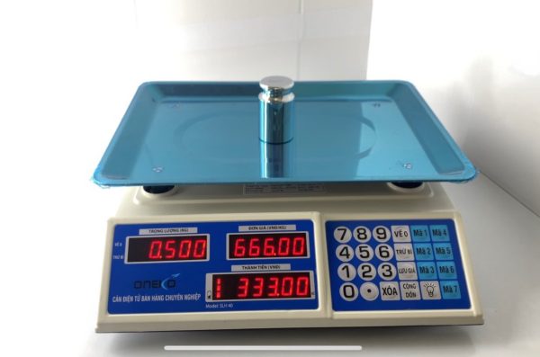 CÂN ĐIỆN TỬ BÁN HÀNG TÍNH TIỀN SLH-40 (40KG)